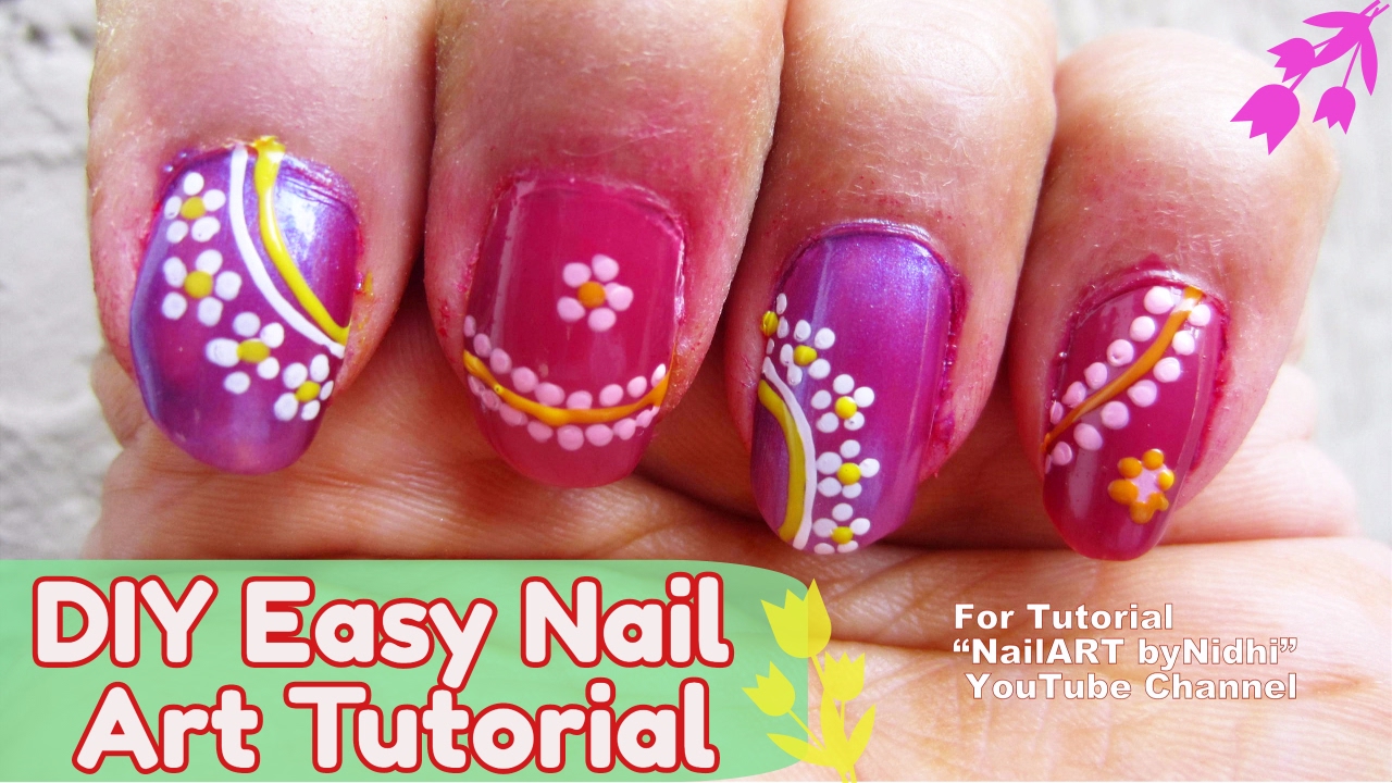 10. DIY Nail Art Ideas Using Household Items - wide 2