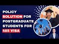 Potential policy solution  reduction of graduate visa age limit to 35 and under  part 3