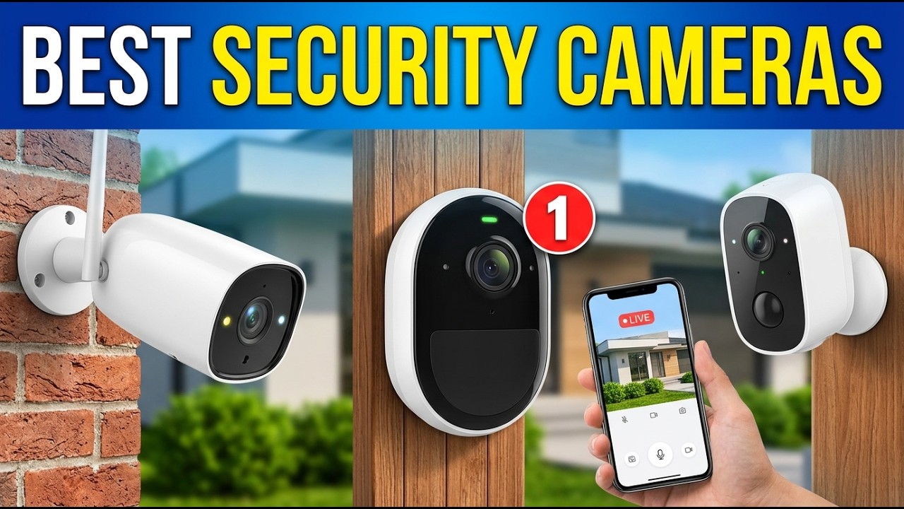TOP 5 Best Security Cameras 2026 | Best 4k security camera - YouTube