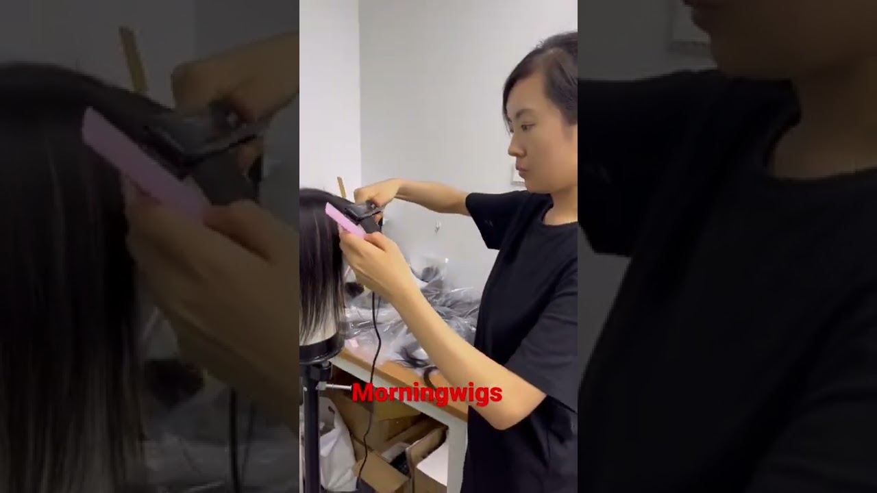 Human hair topper from morningwigs.