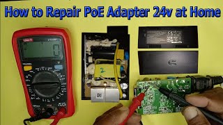 How To Repair Poe Adapter 24v At Home  How To Repair Ubiquiti Poe With Technical Ahmad