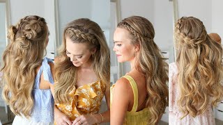 5 Half Up Dutch Braid Hairstyles | Missy Sue screenshot 2