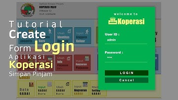 Tutorial Excel - Create Form Login Aplikasi Koperasi Simpan Pinjam untuk Pemula