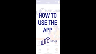 How to Use the Maryland WIC App screenshot 1