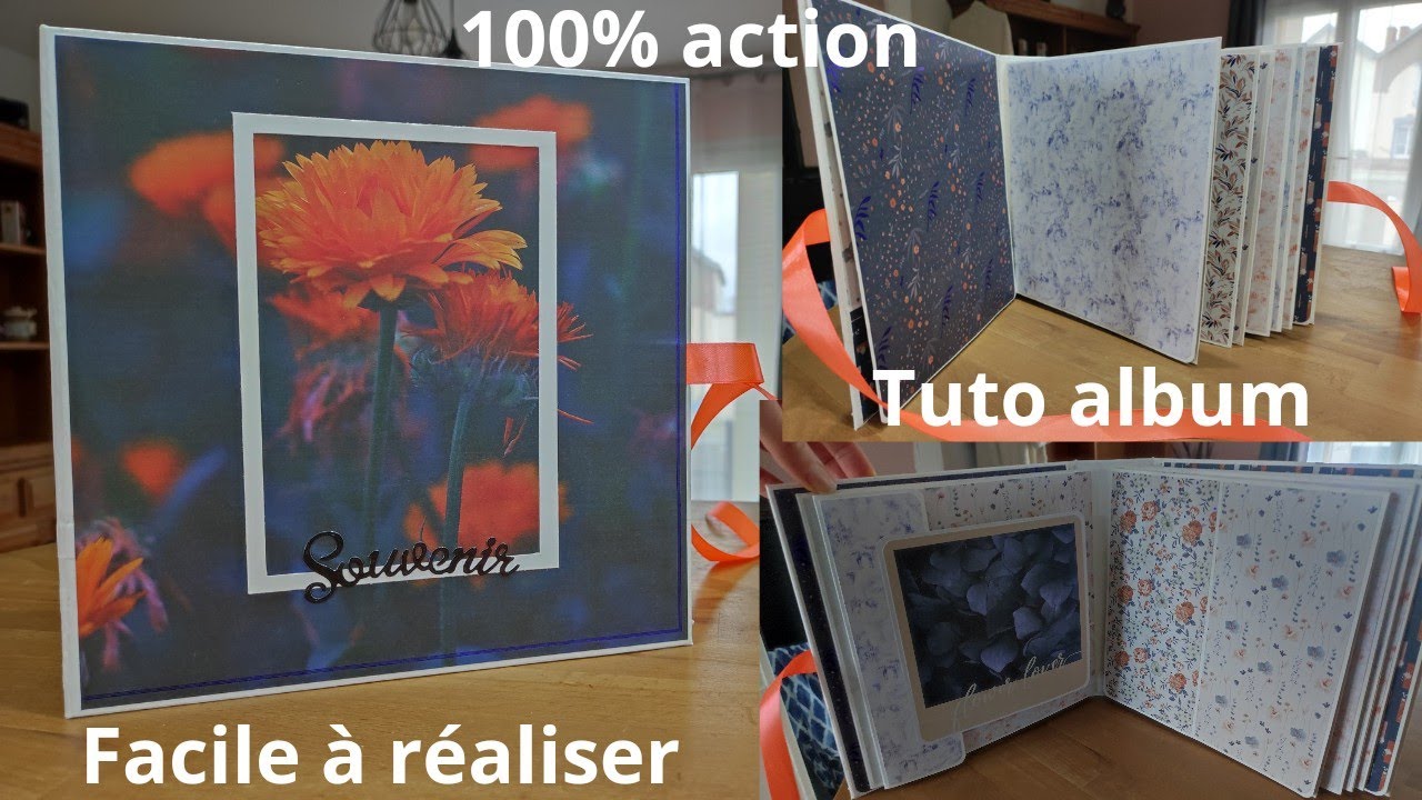Tuto album facile et rapide à réaliser et 100% action.