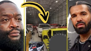Rick Ross Shows His Car Warehouse After Drake Called Him Broke😭....