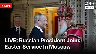 LIVE: Vladimir Putin Attends Orthodox Easter Service In Moscow | DRM News | AC1F