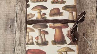 Final Flip Through - Red Fall Altered File Folder Folio Journal