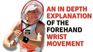 Understand the role of the wrist in the forehand stroke, like never before