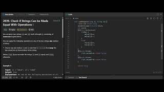 Famous LeetCode 2839. Check if Strings Can be Made Equal With Operations I | POTD 29/03/26 Net Worth
