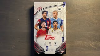 *NEW RELEASE* 2023/24 Topps UEFA Club Competitions Flagship Hobby Box  SSP Foilboard Hits