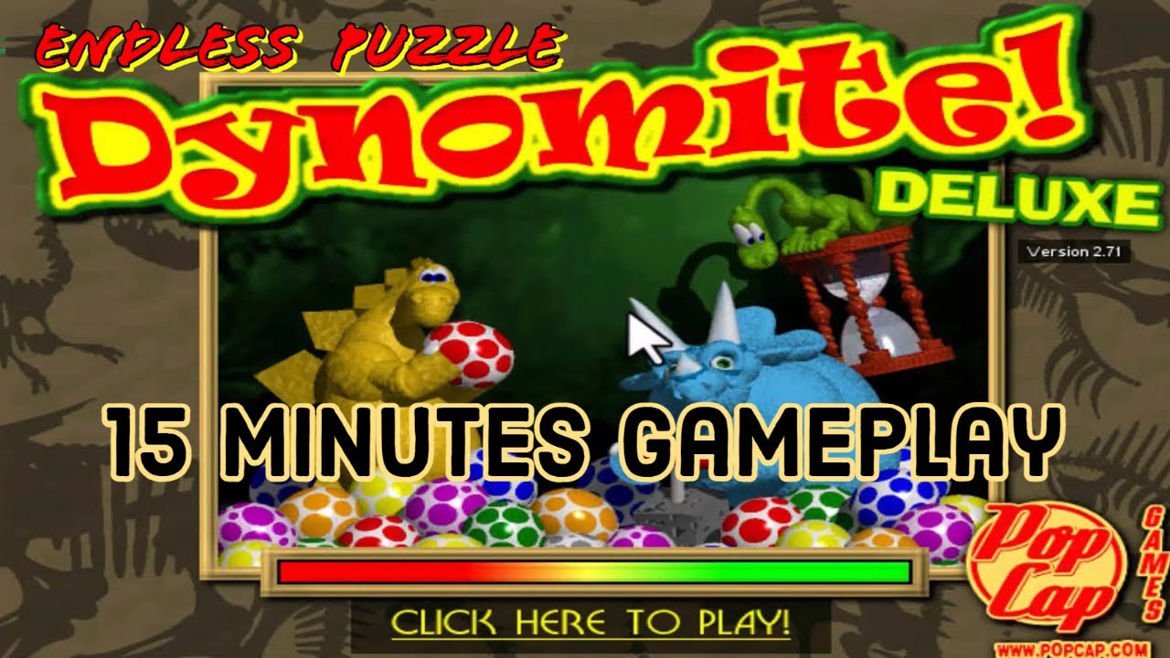 15 Minutes Dynomite Deluxe Endless Puzzle Gameplay