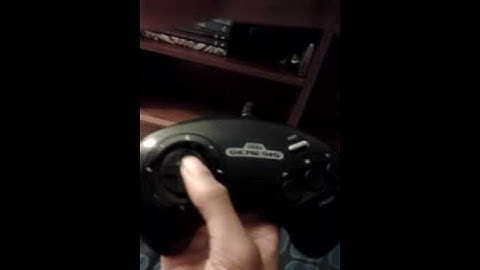 Sega genesis 3 button controller