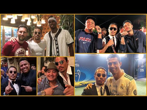 Nusret Gökçe (Salt Bae) with Footballers FT. Messi, Ronaldo, Neymar, Beckham, Mbappe, and more.