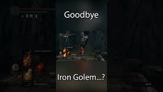 Goodbye Iron Golem...? #darksouls #gaming #fromsoftware