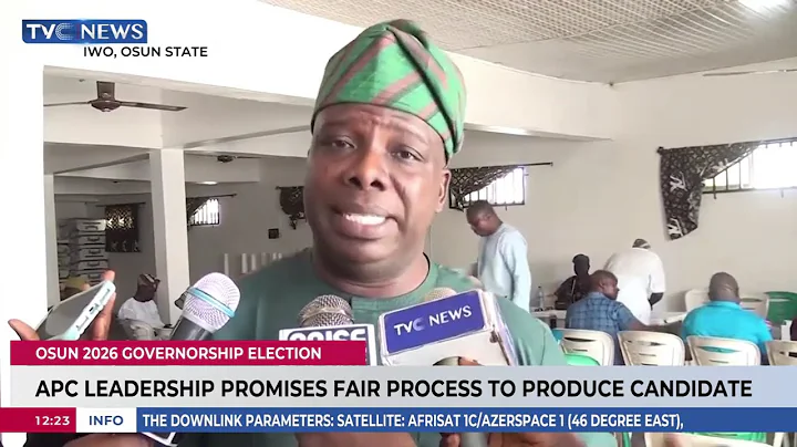 Osun 2026 Governorship Election: APC Leadership Promises Fair Process To Produce Candidate