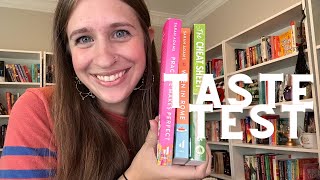 Sarah Adams Taste Test Reading Vlog Booktube