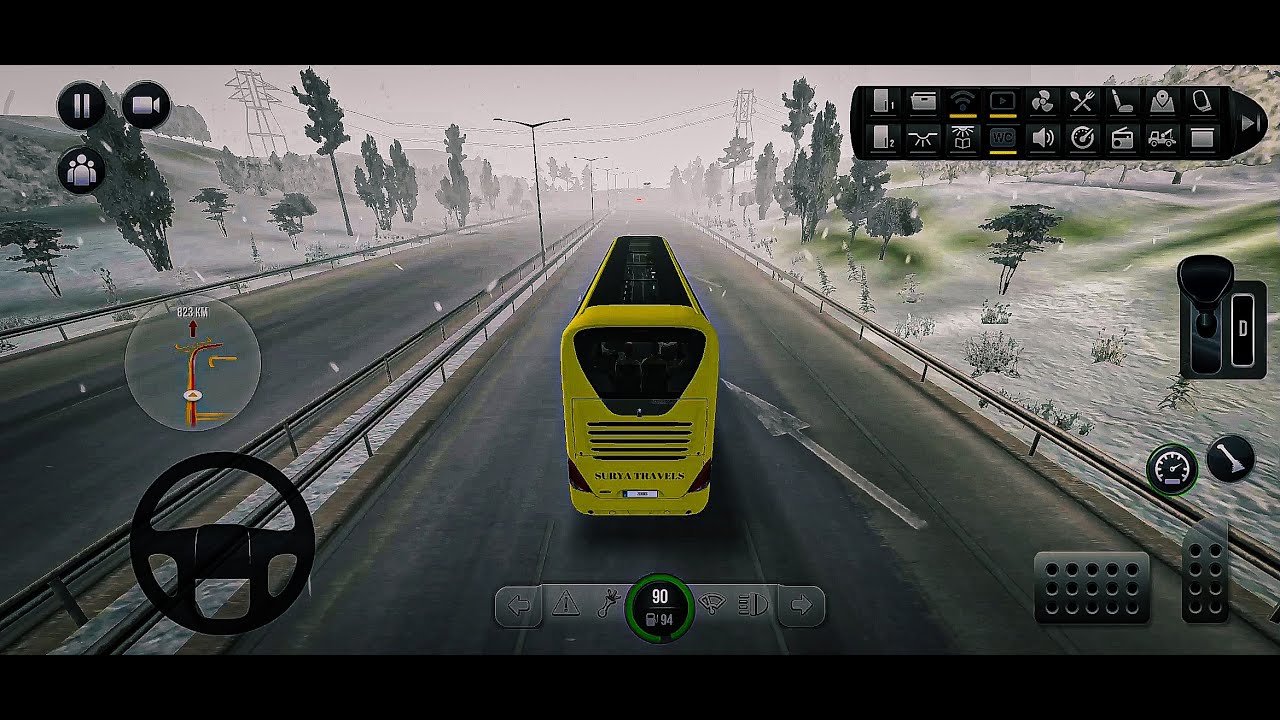 New York to Cleveland Heavy snowfall Bus Route YouTube