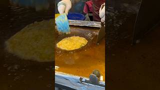 Handmade Korean Mung Bean Pancake - Korean Street Food #Shortsvideo