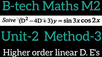 B-tech Maths M2@maths naresh eclass