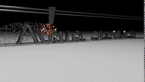 Blender: Fanciful Text Machine Animation Exercise