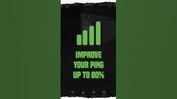 IMPROVE YOUR PING AND FPS IN ANY GAME! Improve your PING by up to 80%  🚀