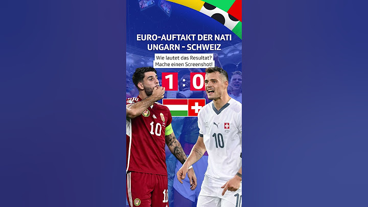 Welches Resultat ergibt sich bei DIR fürs 1. EM-Spiel der Schweiz gegen Ungarn? 🤔🇨🇭 | SRF Sport