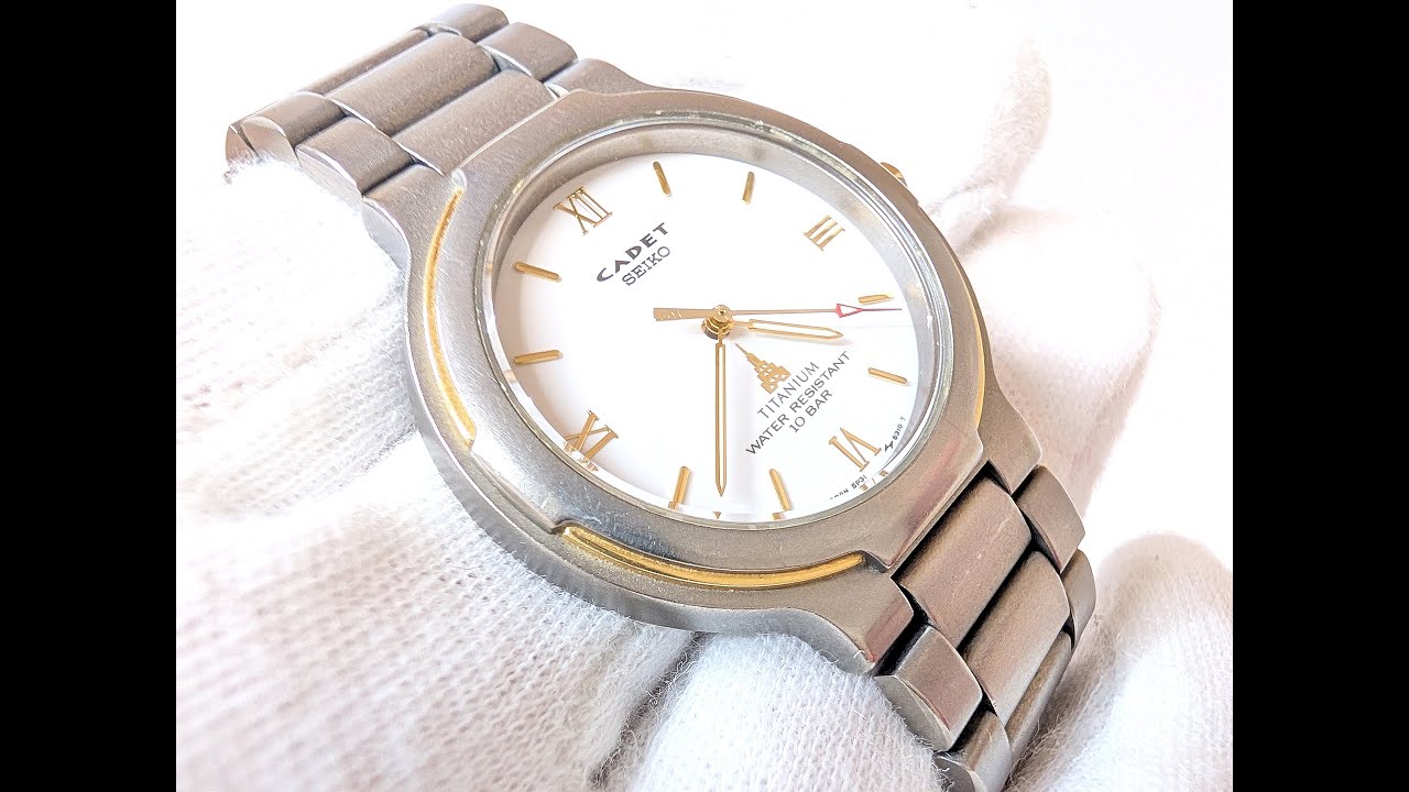 SEIKO CADET 5P31-6250 Titanium Quartz Watch - YouTube
