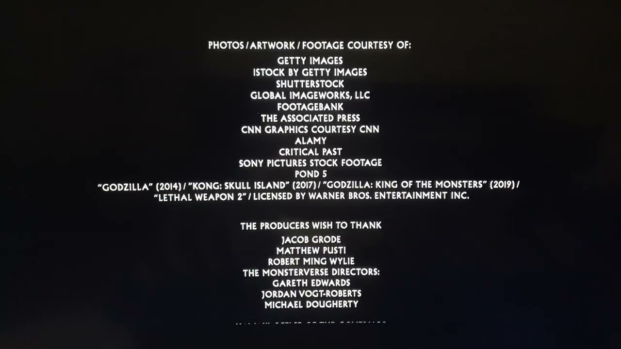 Closing Logos Godzilla vs Kong (AD)