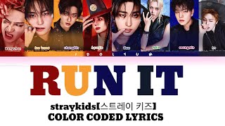 Straykids[스트레이 키즈] Run it Color coded lyrics 