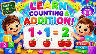 Learning is Fun - Learn Counting & Addition for kids | Fun Preschool 🍎➕🍎
