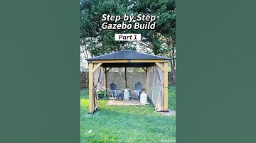 Sunjoy Step-by-step Gazebo Build | Part 1 DIY Process