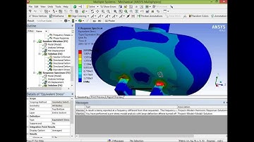 Response spectrum analysis with Ansys Workbench