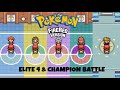 Pokémon FireRed – Elite Four + Champion Full Battles (First & Second Time)