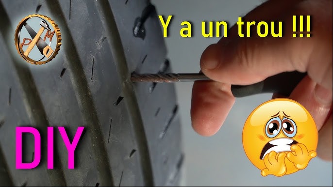 Extraire et remplacer l'obus d'une valve Schrader sur un pneu Tubeless de  voiture 