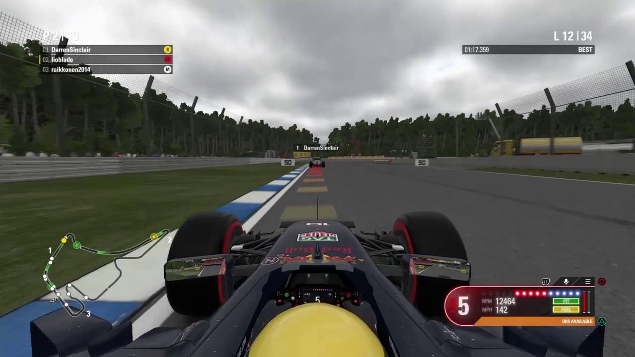 F1 2016 Online League (Germany) | Not a good time for rain!