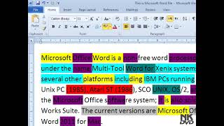 Ms Word  |  Lesson 13