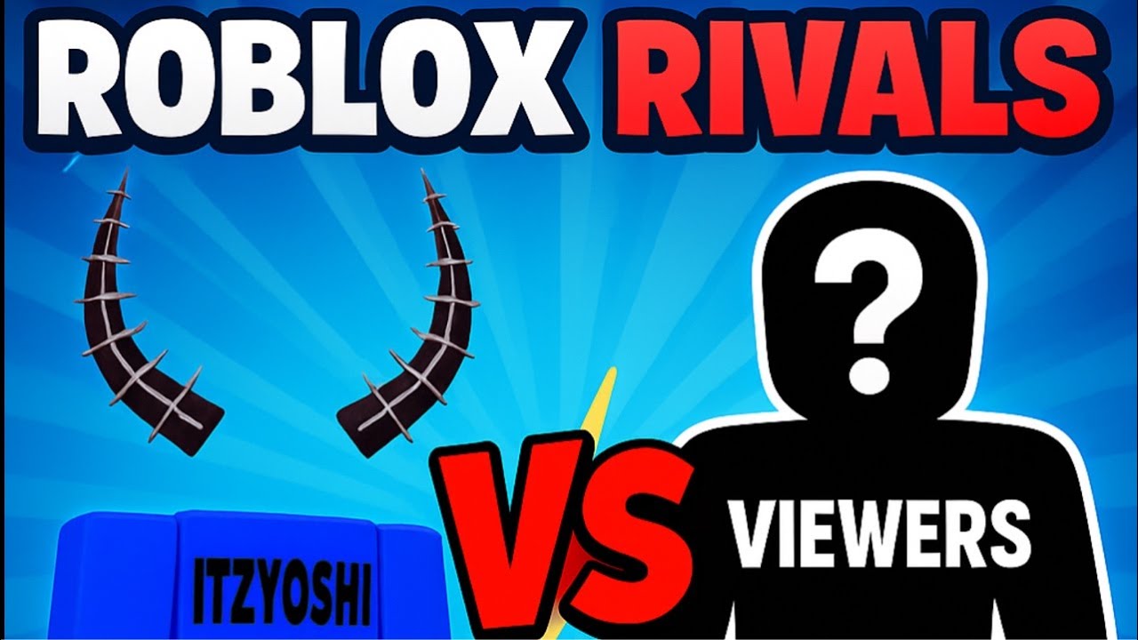 🔴LIVE 1v1 VIEWERS IN ROBLOX RIVALS 🔴 - YouTube