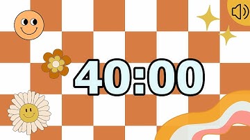 40 minute timer / instrumental and relaxing songs for classrooms / study with me