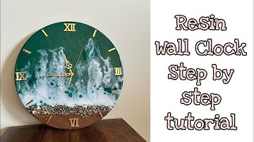 Ocean Clock from Resin || Step by Step Resin Tutorial || Resin Art