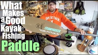 Kayak Fishing For Beginners : What Paddle To Buy?(If you plan to be more than a casual kayak angler you will need a quality paddle to take your kayak where it needs to go on the water. Here are a handful of ..., 2017-01-16T22:00:00.000Z)