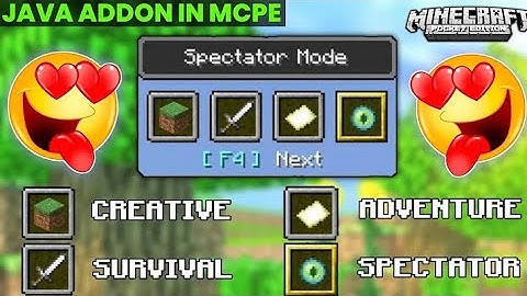 Game Mode Switcher for Minecraft - Pe 1.19