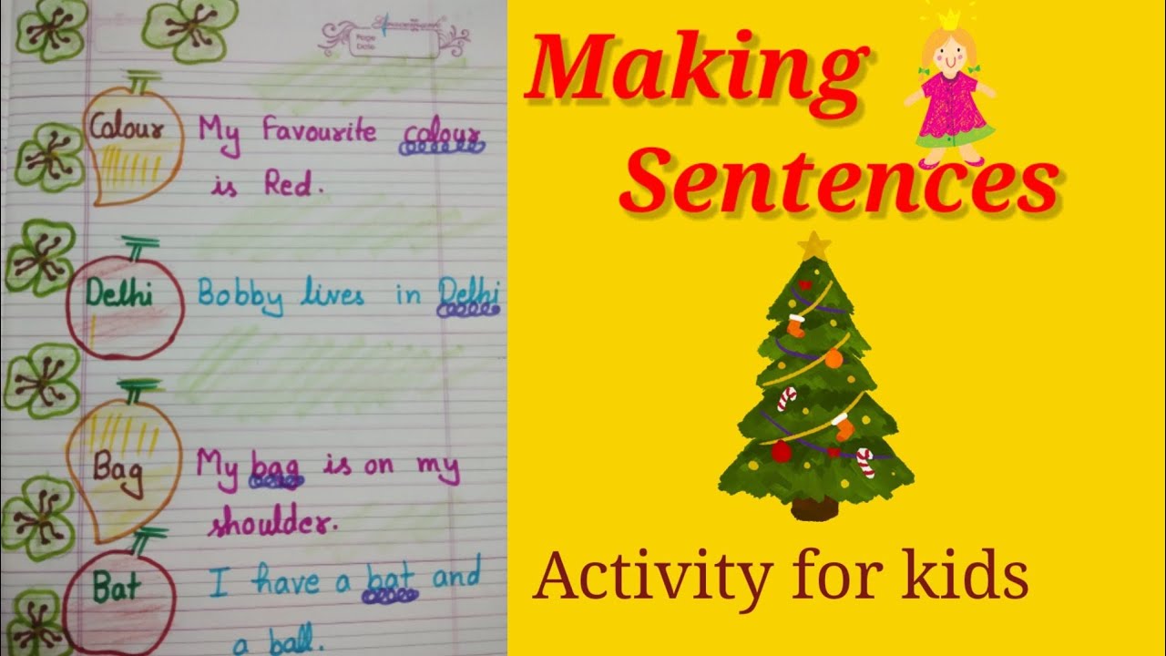 Make Sentences From Words Given Worksheets