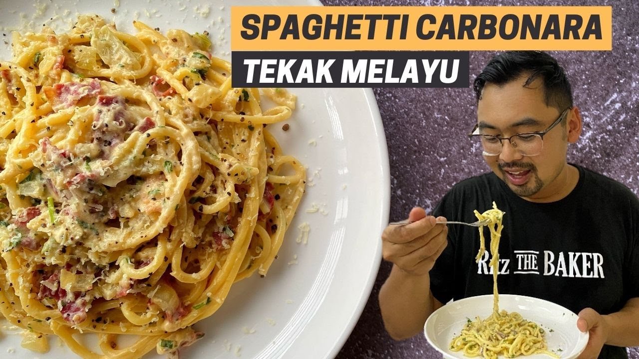 Spaghetti Ala Carbonara Sedap Dan Tak Muak L Sesuai Dengan Tekak Melayu Youtube