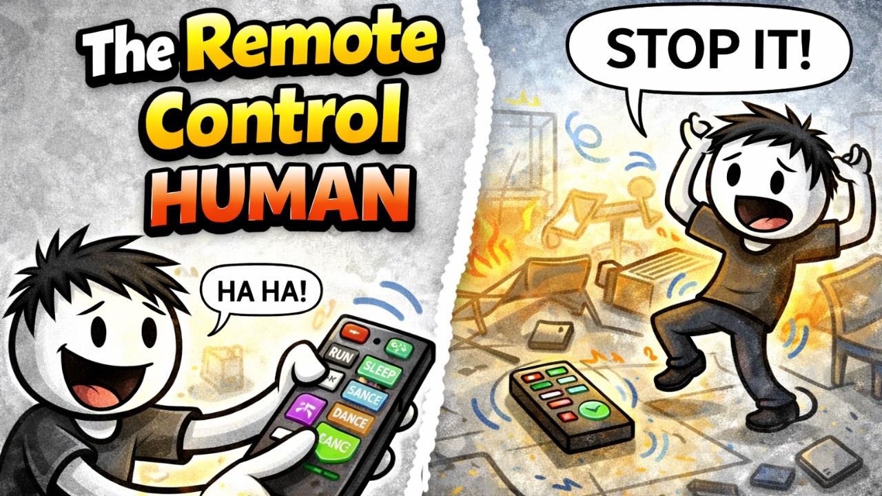 The Remote Control Human #animatedshort #animation #foryou #funny ...