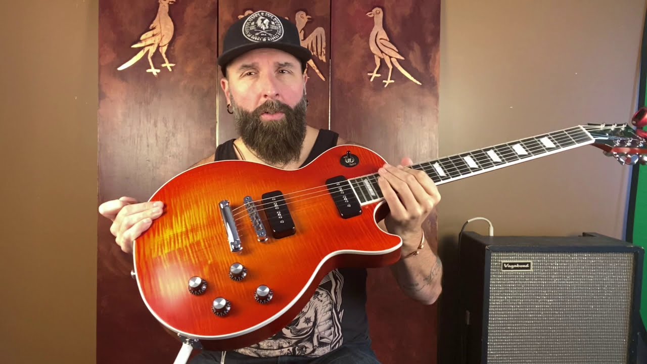 SOLD - Gibson Limited Edition 2018 Les Paul Classic Player Plus - Orange Sunrise w/OHSC