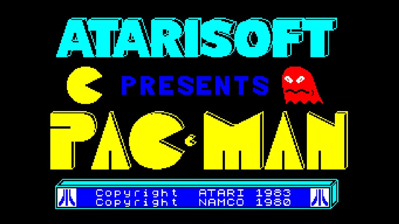 Pac-Man 1984 (ZX Spectrum 16k/48k) Gameplay