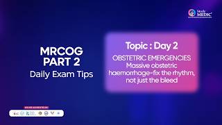 DAY 2 — OBSTETRIC EMERGENCIES