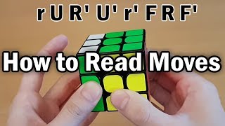 Rubik's Cube: How to Read Algorithms (Full Notation Guide)