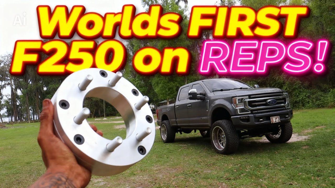 Первый в мире F250 на болтах крепления колес REPS (с 8 до 6 болтов)